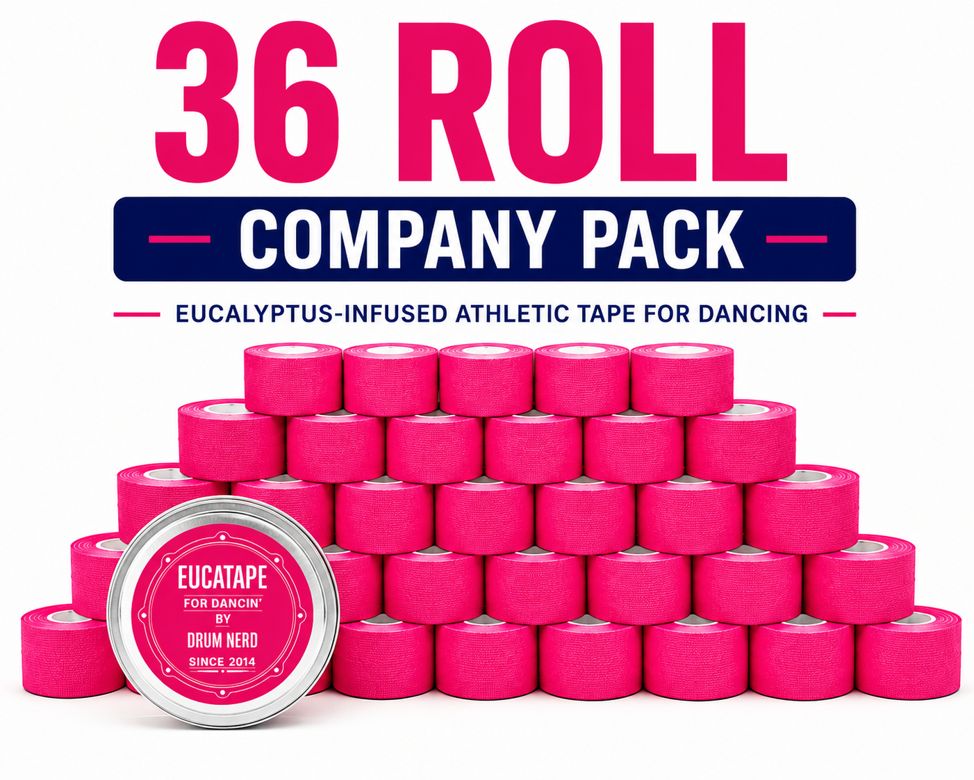 EUCATAPE Dancing Company Pack – 36 Rolls
