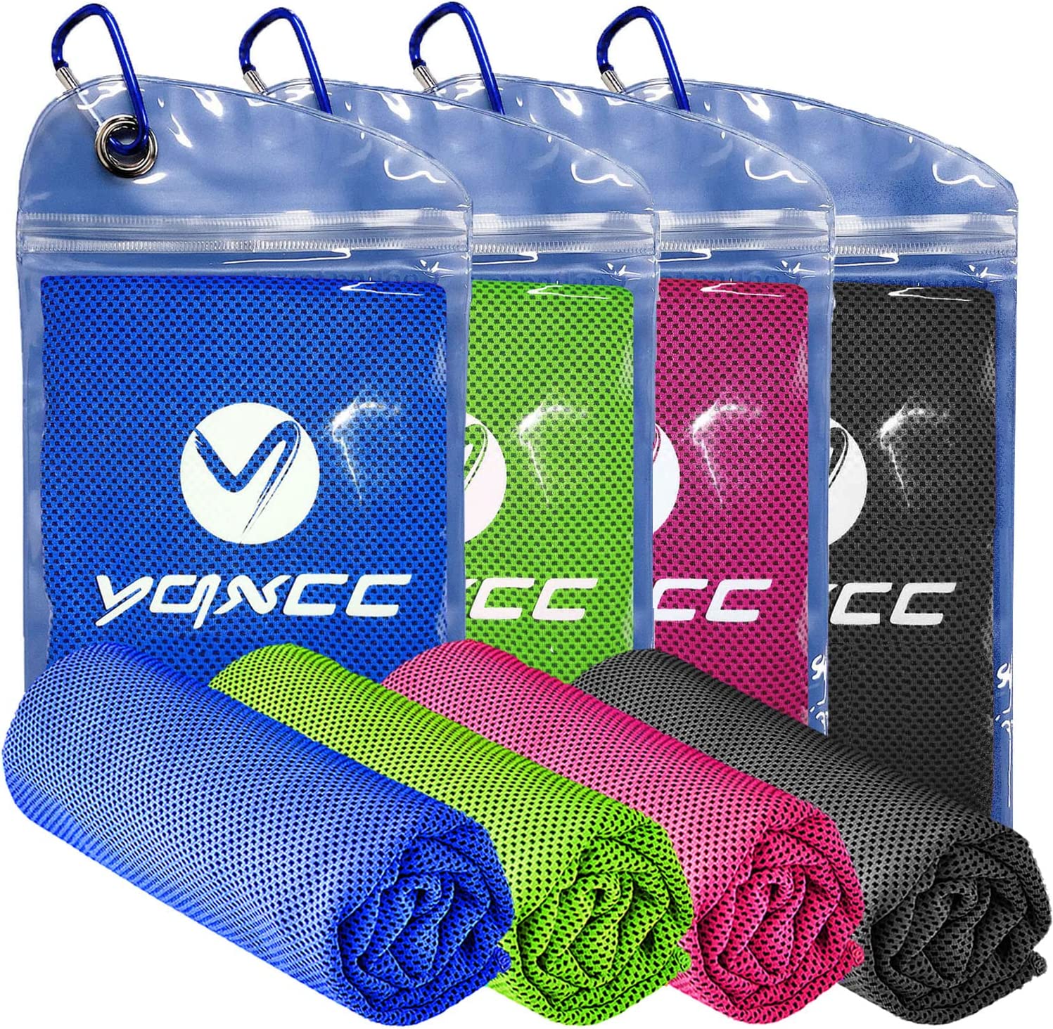 YQXCC 4 Pack Cooling Towel (47x12) Ice Towel for Neck, Microfiber Co –  EUCATAPE