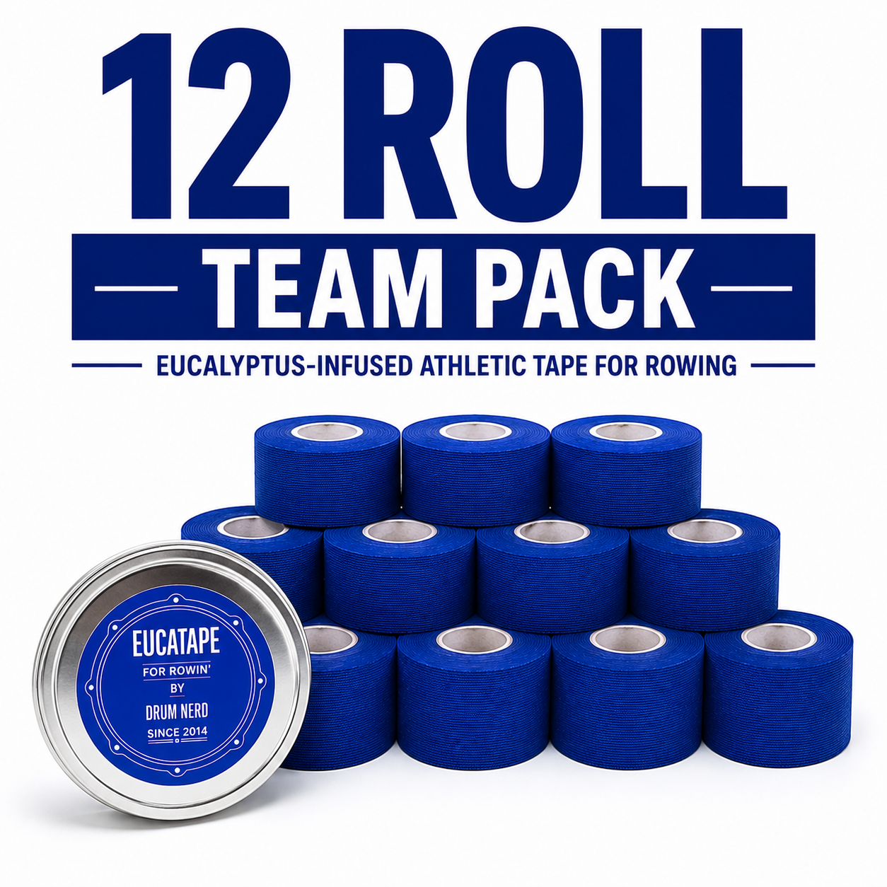 EUCATAPE Rowing Team Pack – 12 Rolls