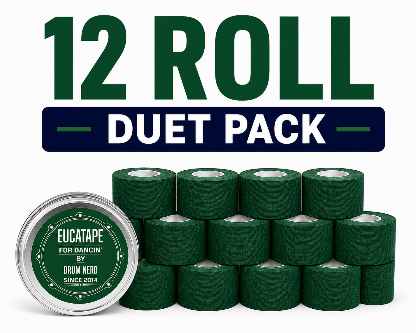 EUCATAPE Dancing Duet Pack – 12 Rolls